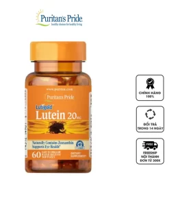 Viên uống Lutein 20mg Puritan's Pride Của Mỹ, 60 viên